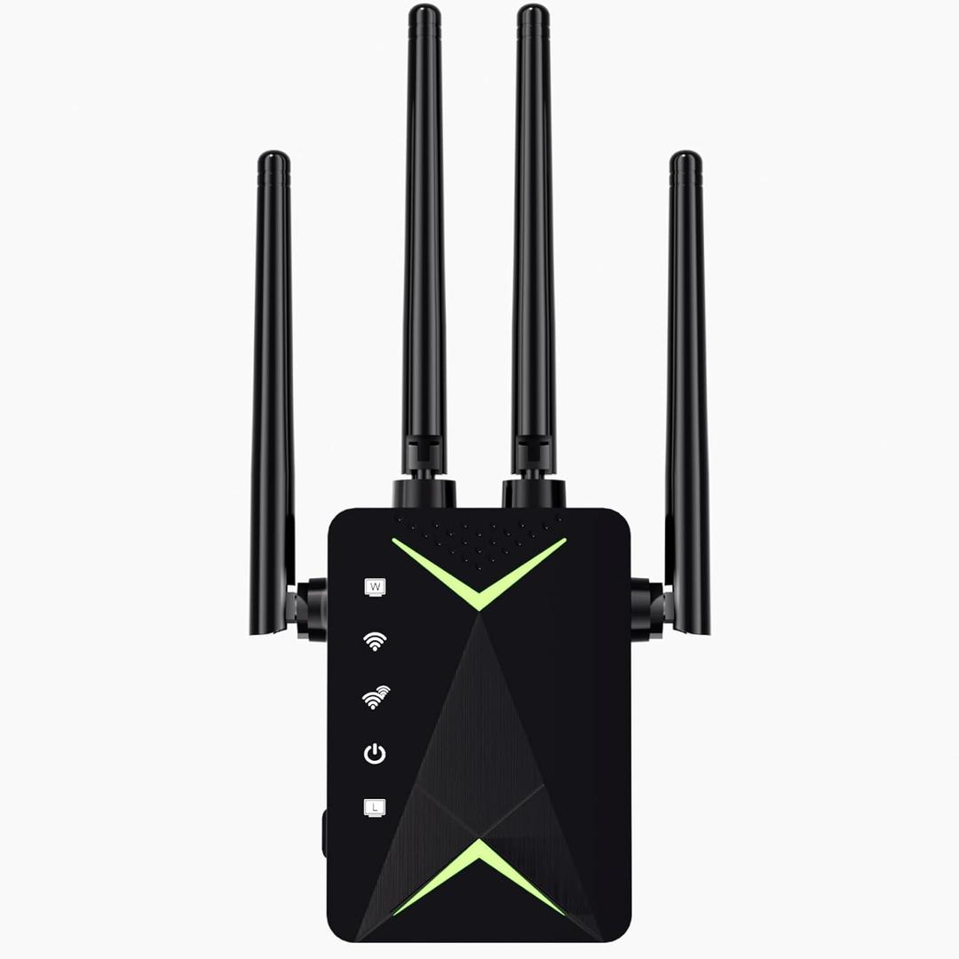 2026 WiFi Extender Booster for Home, Internet Repeater Works with 50 Devices | Easy Setup