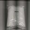 River Dream White Fabric Shower Curtain Set, Cotton Blend, Waffle Weave, with Snap in Replacement Liner71 x 74 inches