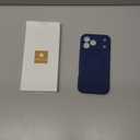 Miracase Magnetic for iPhone 17 Pro Max Case, Compatible with MagSafe, Integrated Silicone Camera Control Cover, 3.0mm Thicken Shockproof Drop Protection Phone Case for 17 ProMax, Glass Blue