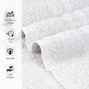 Hand Towels (Pack of 24) White Economy Towels Salon Towels - 100% Cotton Spa Towel – 16 x 27 Inches Highly Absorbable, Facial, Gym, Hair, Face Towel Bulk