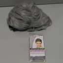 Topcosplay Men Wigs Short Grey Grandpa Old Man Wig TV Show Host Wig Halloween Costume Wigs Gray