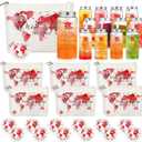 LemonRoad 12 Set 2026 Graduation Gift for Her Bulk 17oz Inspirational Tumblers Cup with Straw Lids Makeup Bags High School Class of 2026 Gift for Daughter End of the Year Grad Party Favors(Red)
