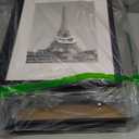 upsimples 11x14 Picture Frame Set of 10, Display Pictures 8x10 with Mat or 11x14 Without, Multi Photo Frames Collage for Wall Display, Black