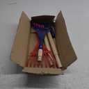 2PCS Kids Rakes for Leaves, 28" Child Size Garden Yard Rake Childrens Lawn Rake Toddler Leaf Rakes Blue Red Metal Head with Detachable Hardwood Handle Great Gardening Tools for Boy Girl