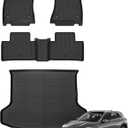 Floor Mats & Cargo Liner for Infiniti QX50 2019-2025 / QX55 2022-2025, All Weather Automotive TPE Floor Liners Set Waterproof Accessories Black