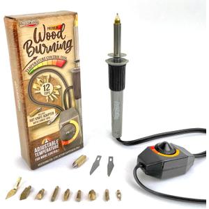 ArtSkills Wood Burning Tool Kit for Adults Teens & Beginners  16 Piece Complete Woodburning Kit with Adjustable Temperature Wood Burning Pen, 12 Tips, Hot Knife Adapter  Wood Engraver for DIY Crafts