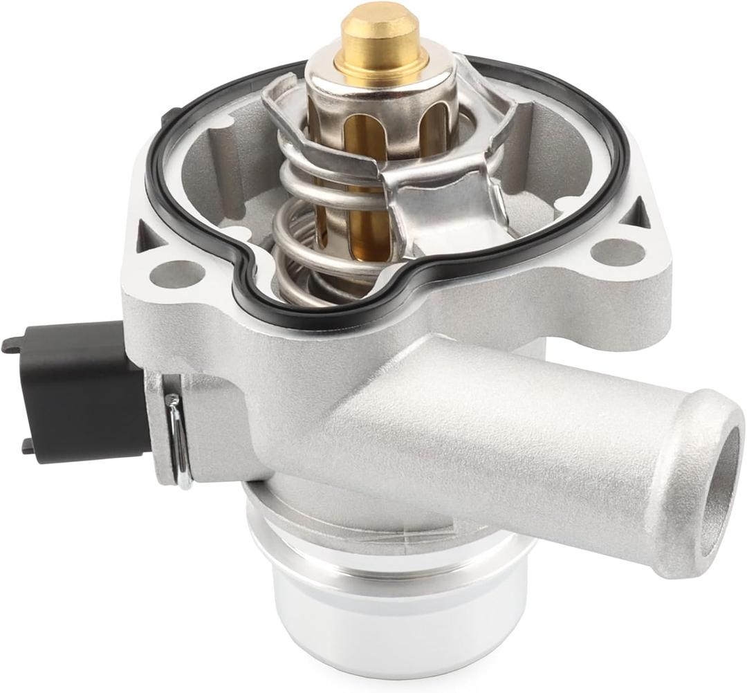 Upgrade Aluminium Thermostat Housing Replace 131-180, 131180, 902-808, 55565336 Compatible with Buick Chevy 1.4 Turbo - 2011-2015 Cruze, 2016 Cruze Limited, 2012-2020 Sonic, 2013-2021 Encore Trax 1.4L