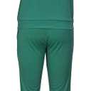 OCEANLUX Women's Lounge Tracksuit Set Two Piece Full Zip Up Short Sleeve Jacket & Drawstring pants Outfits (Red)