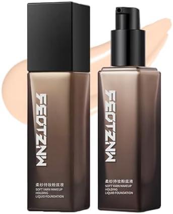 Feotznw Flawless Finish Foundation Makeup - Lightweight Medium Coverage, Semi-Matte Finish for Uneven Skin Tone, Vegan & Cruelty-Free -1.014 Fl Oz-Beige.
