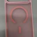 Newfuture Strong Magnetic Compatible with iPhone 17 Pro Max Case [13 FT Military Drop Protection] [Compatible with Magsafe] Translucent Matte Shockproof with Anti-Fingerprint Phone Case, Chalk Pink