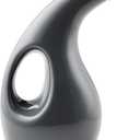 Rachael Ray 48465 Ceramic EVOO Oil and Vinegar Dispensing Bottle with Spout, 24 Ounce - Dark Gray