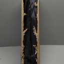 YSSOA Portable Folding Camping Chair for Adult with Carry Bag, Collapsible Anti-Slip Padded Oxford Cloth Stool for Hiking, Fishing, Gardening, Picnic, Small, Black