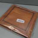 Baby Shower Boxes Party Decorations - 4 Wood Grain Brown Blocks with Baby Letter, Printed Letters,First Birthday Centerpiece Decor, Teddy Bear Baby Shower Supplies, Gender Reveal Backdrop