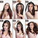 2 x Satin Heatless Curling Set - Hair Rollers for Curls Heatless Hair Curlers & Hot Rollers Hair Curlers to Sleep in Curling Rod Headband Curler (Dreamy Starry Sky)
