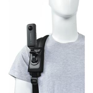 Action Camera Backpack Mount for Insta360 X5/X4/X3/Ace, One RS, Go3, Compatible with GoPro Hero 12,Hero 11, Angle Adjustable