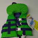 Life Jacket for Infants Under 30 lbs Bright, High-Visibility Green Color