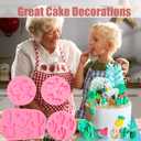 3 x Cactus Silicone Fondant Moulds 4 Pcs, Alpaca Cactus Llama Mold for Cake Decoration Chocolate Candy Sugar Cupcake Topper Cake Pop Popsicle Polymer Clay Crafts