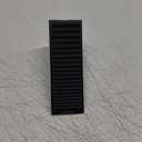 Large Door Stopper - Metal Door Wedge, Tall Door Stopper, Spring Rubber for Extra Strong Grip (Black, 1 Pack)