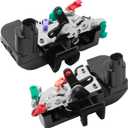 Anxingo 2Pcs 931-634 55076291AB Door Lock Latch Actuator Assembly, Replacement for Dodge Ram 1500 2500 3500 Pickup 1994-2002, Replaces 55076077