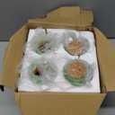 KGZZIZI 4 Pcs Self Watering Terracotta Globes. Large Olla Planter Inserts. Plant Lover Gifts (11.5OZ - 4pcs)