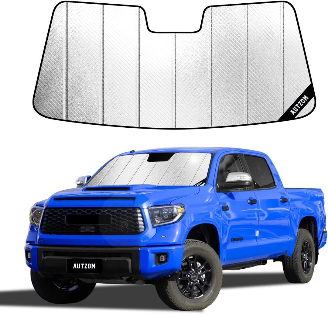 Windshield Sun Shade for Toyota Tundra 2014-2021, Vehicle-Specific Design
