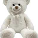 Jumbo Bear Plush 36in White