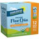 Carrington Farms Organic Flax Chia Paks, 5.08 oz 12 Packets (Pack of 6), Best By: 07/31/2026