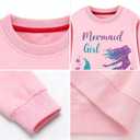 Girls Cotton Crewneck Sweatshirt  Toddler Girls Kid Graphic Shirts, 4Y