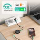 2Pack 100W Retractable Car Charger 4 in 1 Travel Essentials Multi Charging Cable USB C/L Fast & Carplay for iPhone 16/15/14/13 iPad MacBook Samsung S24/S23+ Multiple Chargers for All Devices-2.95ft