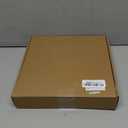 Wooden Wall Clock with Retro Design, 11 Inches Round Wall Clocks Battery Operated Silent Non-Ticking, Big Arabic Numerals, for Kitchen Living Room Classroom Gym and Pool, Brown