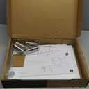 Hemudu Dual Monitor Stand -Adjustable Length and Angle Dual Monitor Riser, Desktop Organizer for PC, Computer, Laptop (Clear)