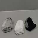 CozyWay Baby Socks with Grippers Non Slip Crew Grip Socks For Boys and Girls Babies Comfy Soft Cotton Infant - 0-6 Months Unisex Black, Gray, White - 12 Pack