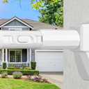 Tension Curtain Rod 41-126 In (4-10ft), Extra Long Tension Rod No Drilling For Patio Windows, White Shower Curtain Rod For Room Divider,One-Click Telescopic Rod, Outdoor Curtain Rods Never Rust