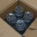 4 Pack Vintage Goblet Glasses, Hobnail Drinking Glassware, 8 oz Vintage Wine Glasses for Cocktail, Whiskey, Beer, Juice