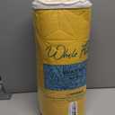 Whale Flotilla Soft Queen Size Quilt Set for All Seasons, 3-Piece Ultrasonic Geometric Quilts Bedding Set, Lightweight Reversible Bedspread, Coverlet, Bed Cover with 2 Pillow Shams, Yellow