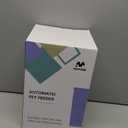 IMIPAW Automatic Cat Feeders, 3L Timed Cat Dry Food Dispenser with Desiccant Bags, Dual Power Supply, Programmable Portion Size, 6 Meals, 20 Portions Per Day, Auto Pet Feeder for Cats and Small Dogs (White)