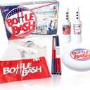 Bottle Bash Outdoor Flying Disc Game Set Frisbee Toss Backyard and Beach Game for Family, Adult & Kids - Beersbee & Polish Horseshoes