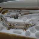 44" Wagon Wheel Chandelier Ceiling Fans with Lights and Remote with APP