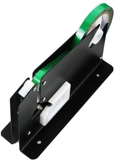 Poly Bag Tape Machine with Tape, Bag Sealer, Steel Tape Bag Sealer, Ground Meat Packaging System: 1/2" Wide, Black