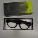 Smart Glasses with Camera AI Glasses Bluetooth Glasses Replaceable Lenses48H Battery for Travel, Conferences & Vlogging. Translation, Voice Control & Object Recognition (Black)