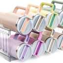 Stanley Large Tumbler Organizer - Stackable Water Bottle Storage for 8 Cups, Fits 20/30/40 oz, Kitchen and Fridge Organizer