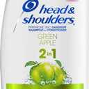 Head and Shoulders Green Apple 2-in-1 Anti-Dandruff Shampoo + Conditioner 32.1 Fl Oz (Packaging May Vary)