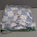 Plush Checkered Baby Blanket for Boys Girls Nursery, 30"*40" Warm Short Fleece Blanket Neutral for Infant Newborn, Small Fuzzy for Sleeping, Chenille Baby for Stroller (Blue & White)