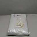 H.VERSAILTEX 100% Blackout Curtains for Bedroom Thermal Insulated Blackout Curtains 96 inch Length Full Light Blocking Curtains for Living Room with Black Liner 2 Panels Set, Greyish White