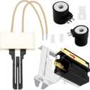 Dryer Repair Kit Contains 279311 Igniter 279834 Gas Valve Coil 338906 Flame Sensor Fit for Kenmore Whirlpool Maytag Gas Dryers