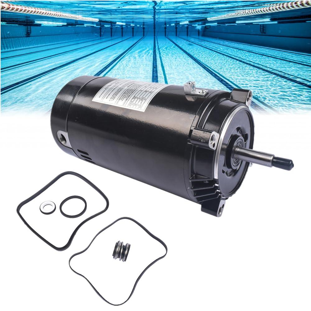 UST1152 Swimming Pool Pump Motor Kit 1.5 HP 115/230V Replacement for Smith Century Hayward, for Hayward/Super Pump/Super II and Jacuzzi Magnum Pumps