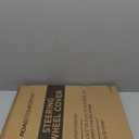 Road Comforts Leather Steering Wheel Cover - Made with PVC Leather - Anti-Slip, Universal Fit 14 1/2 inches to 15 inches - Gray