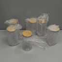 6 Pack Snow Globe Tumbler, 16 Oz Double Can Reusable Snow Globe Cups with LidDurable Snowglobe Tumbler for Glitter DIY Crafts, Home Decor, Personalized Gifts & Daily Use