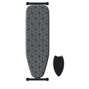 caius Ironing Board, Compact and Space Saver Full Size Ironing Board, Extra Wide Ironing Area with Extra Thick Heavy Duty Padded Cover, Stable Structure, Easy to Fold