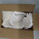 500 Merchandise Tags with String Attached - 2 1/4” x1 7/16” - White Marking Hanging Paper Tags with Strings, Labels to Tie On
